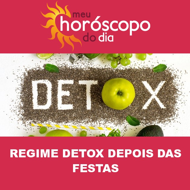Regime detox depois das festas